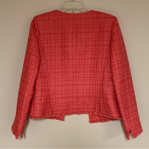 Tahari Coral Tweed Blazer - Picture 2 of 9